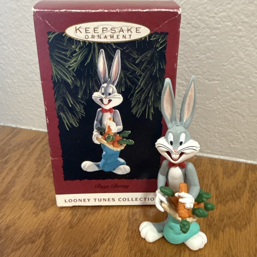 HALLMARK Keepsake 1993 BUGS BUNNY  Looney Tunes CHRISTMAS ORNAMENT Vintage NEW
